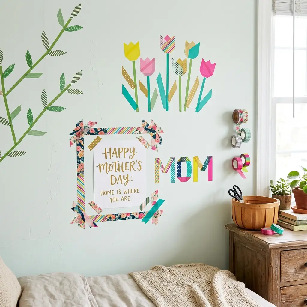 Washi Tape Wall Art