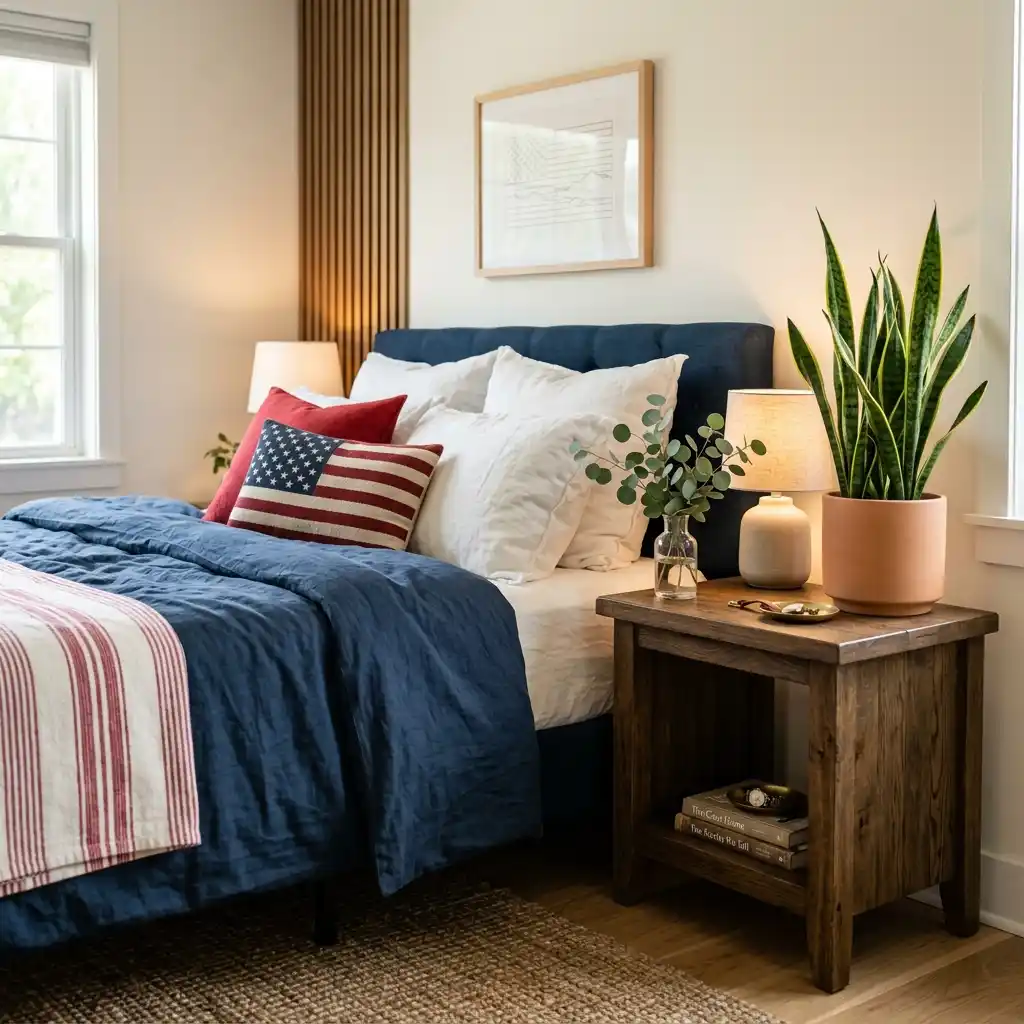 Use Natural Greenery for Contrast