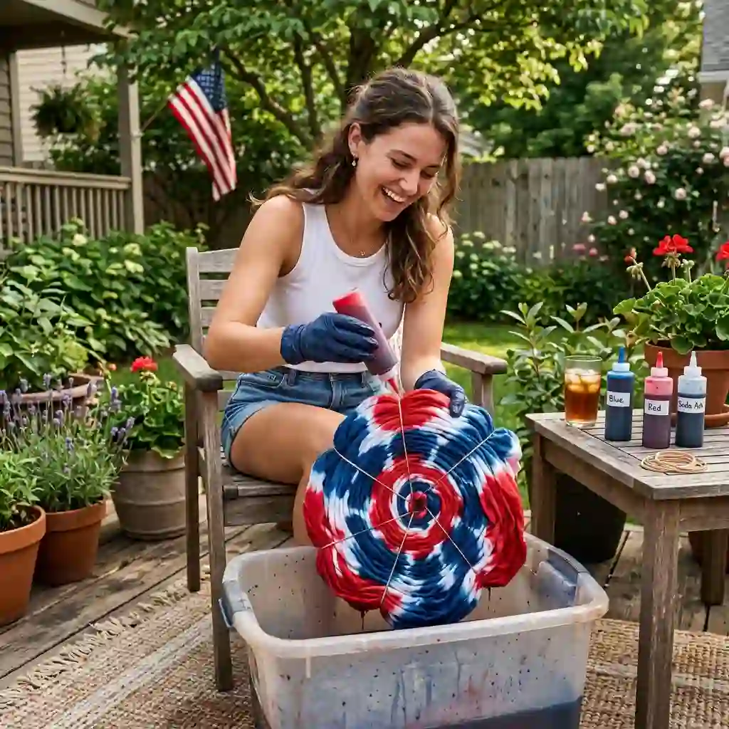 Tie-Dye Picnic Blankets