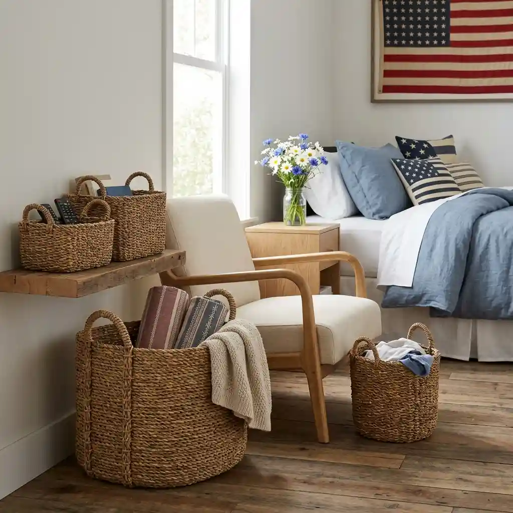 Woven Basket Storage