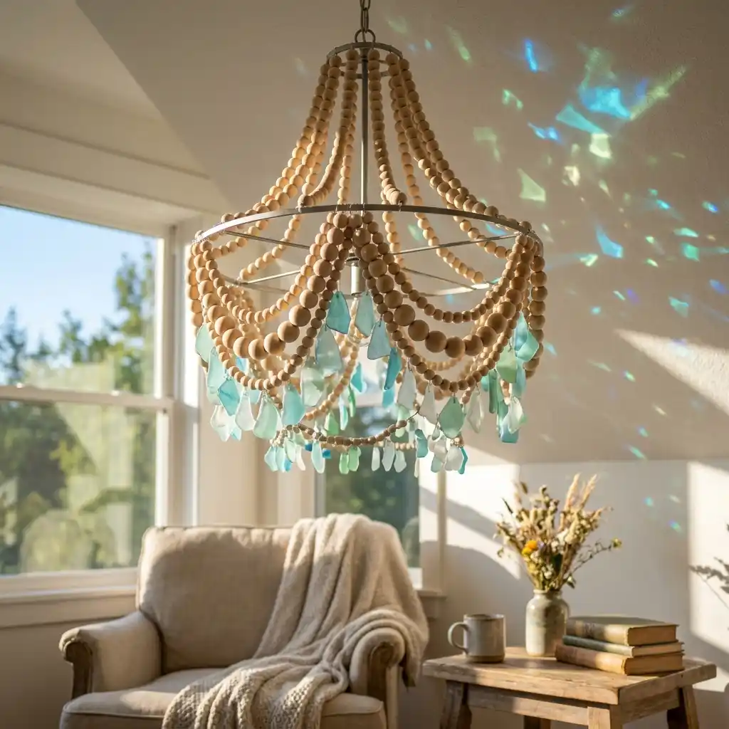 Beaded Chandelier Refresh