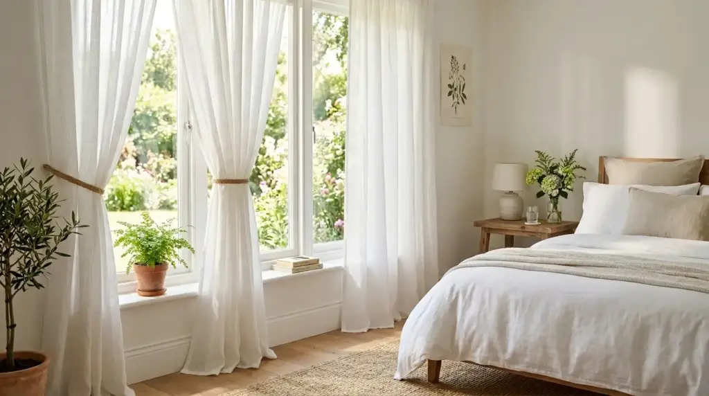 Introduce Light, Airy Curtains