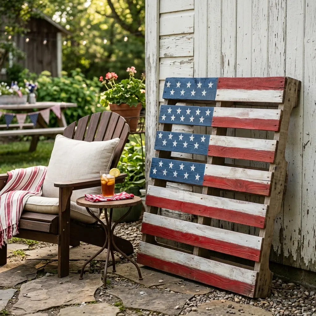 The DIY Pallet Flag