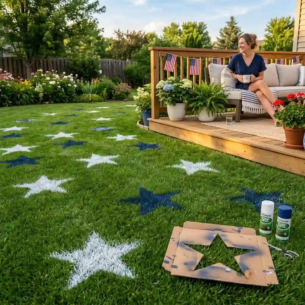 Painted Lawn Stars