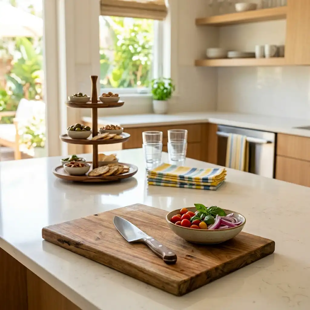 Declutter Countertops for Maximized Prep Space