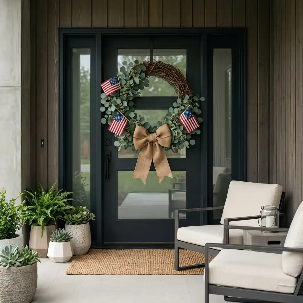A Statement Wreath with a Twist