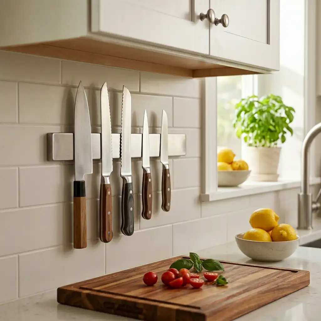 Hang a Magnetic Knife Strip