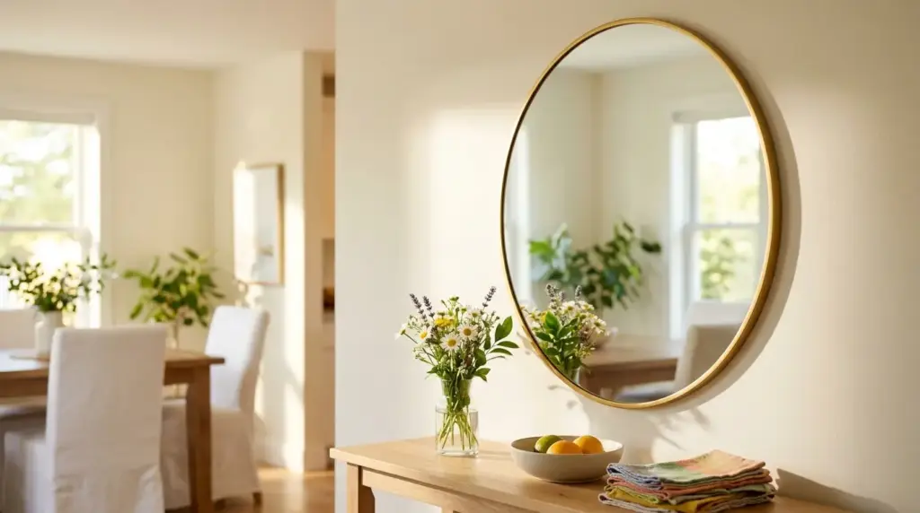 Large Round Wall Mirrors