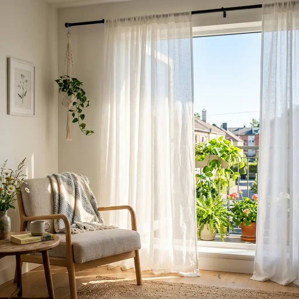 Swap Heavy Curtains for Sheer Magic
