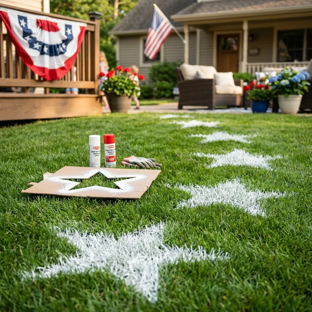 Painted Lawn Stars