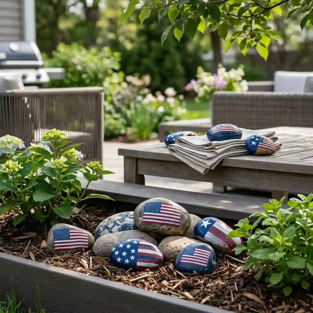 Painted Rock Garden Markers