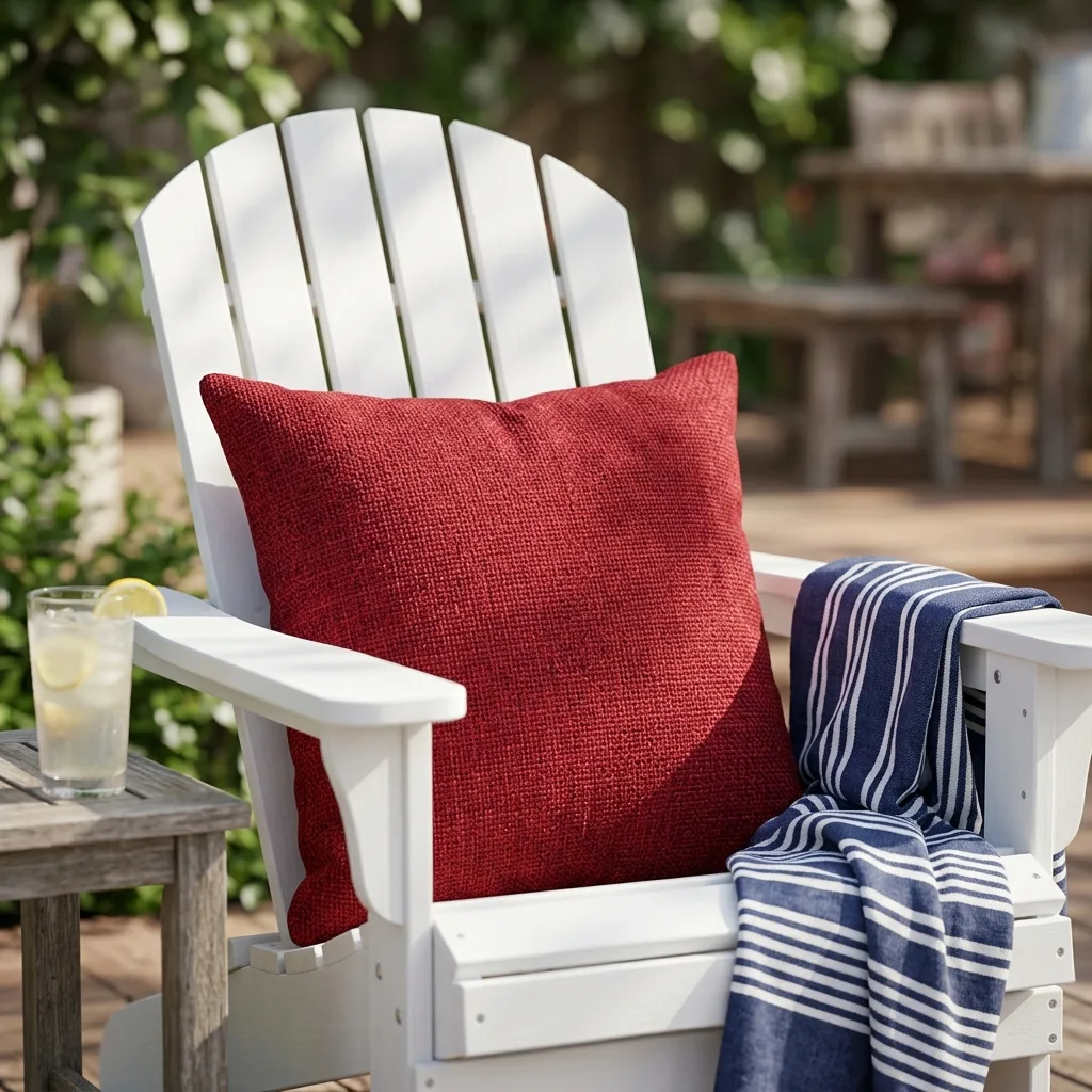 Cherry Red Throw Pillows