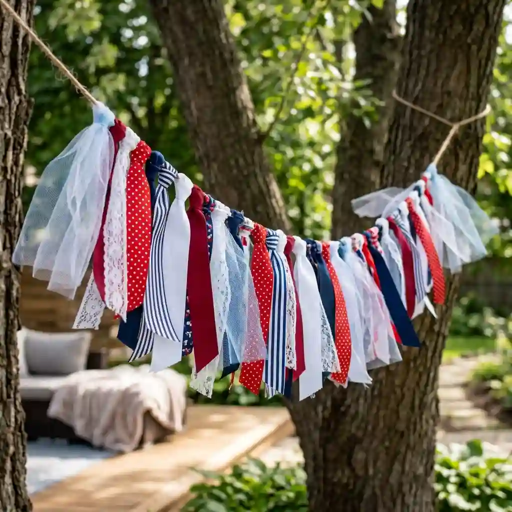 Scrap Ribbon Garland