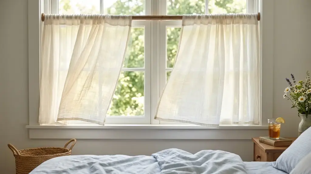 Sheer Gauze Window Tiers