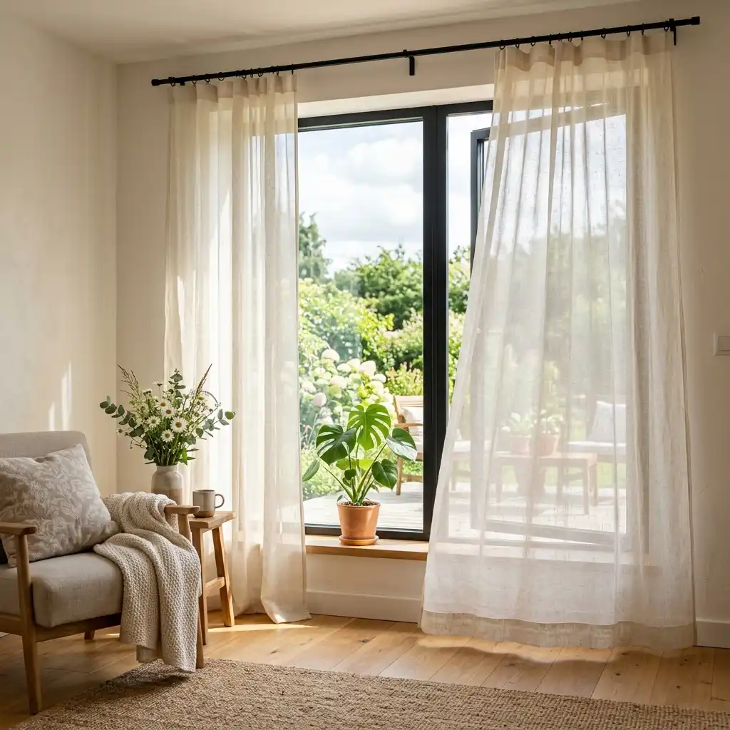 Sheer Linen Curtains