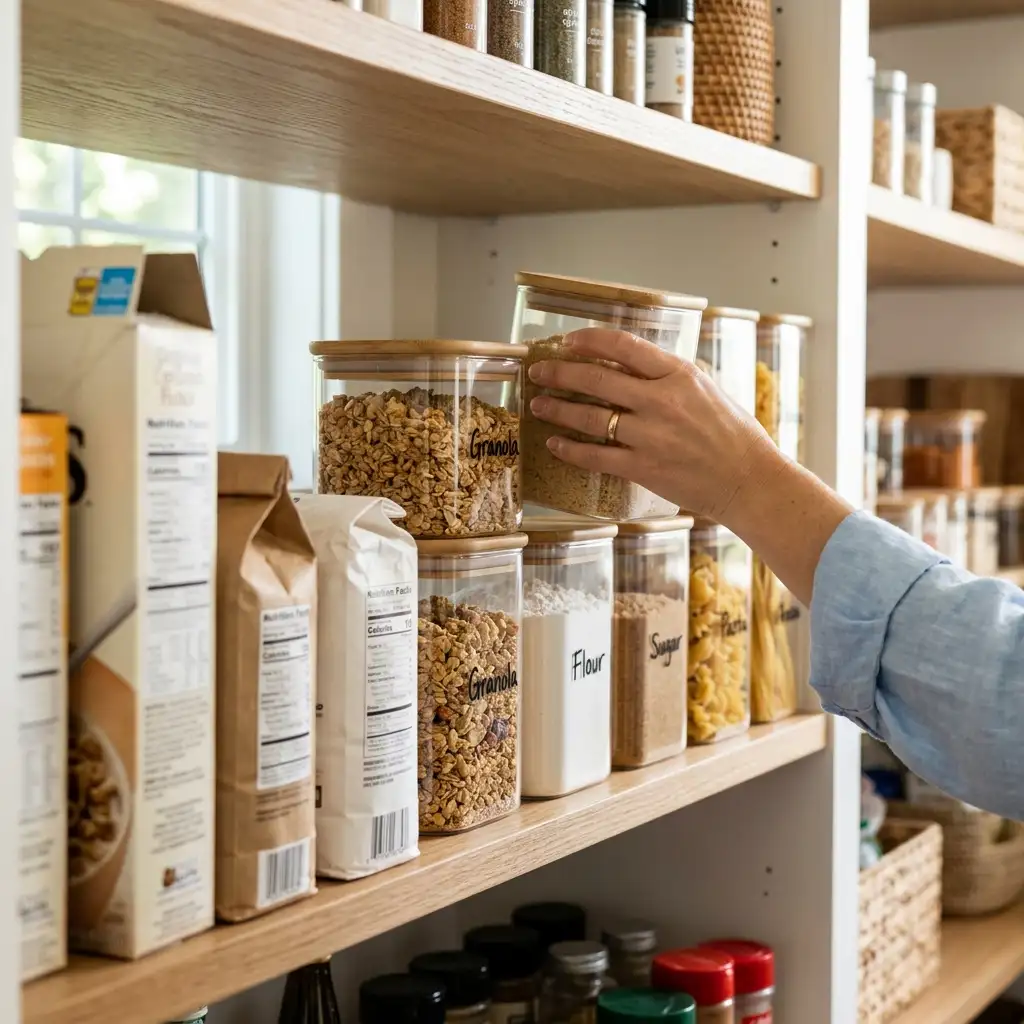 Slide in a Rolling Pantry Cart