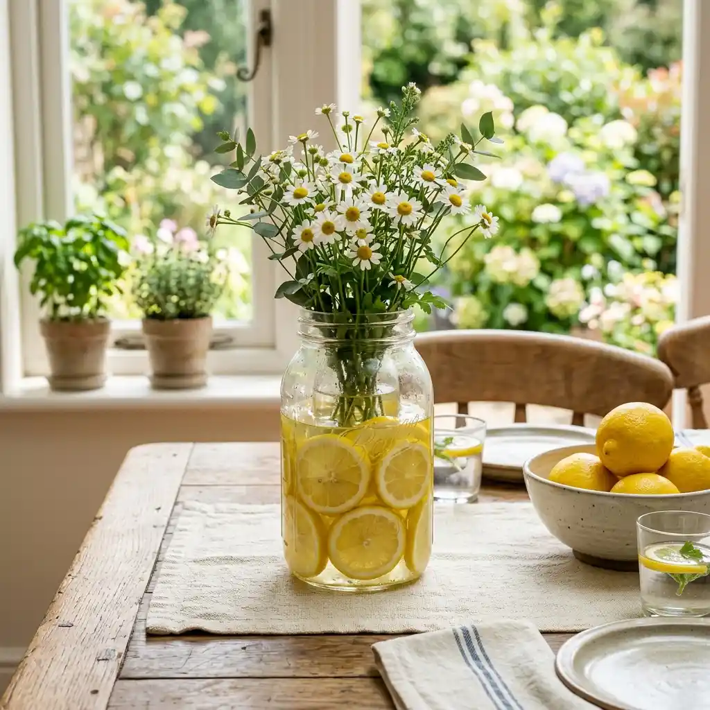 Upcycled Citrus Centerpieces