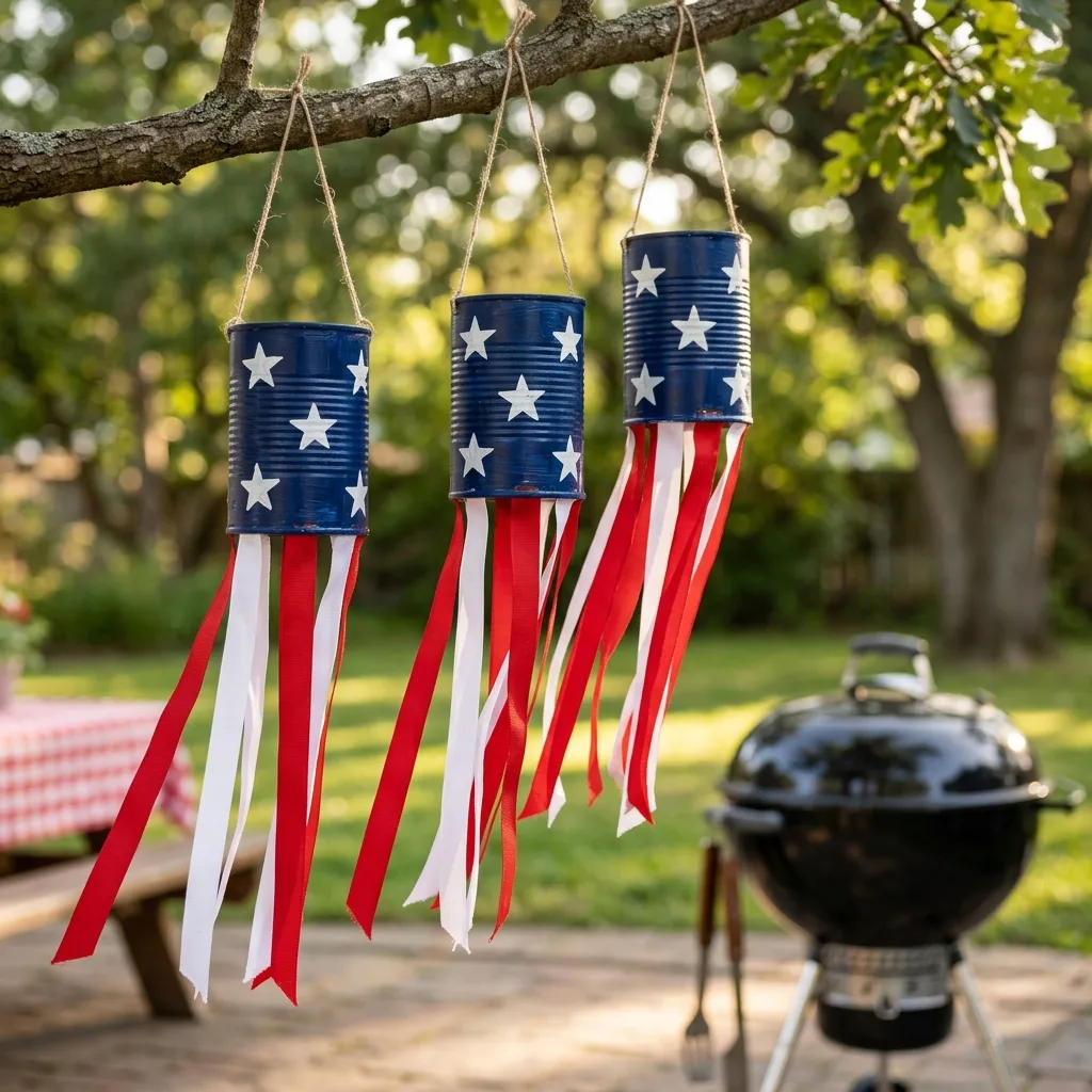 Upcycled Tin Can Windsocks