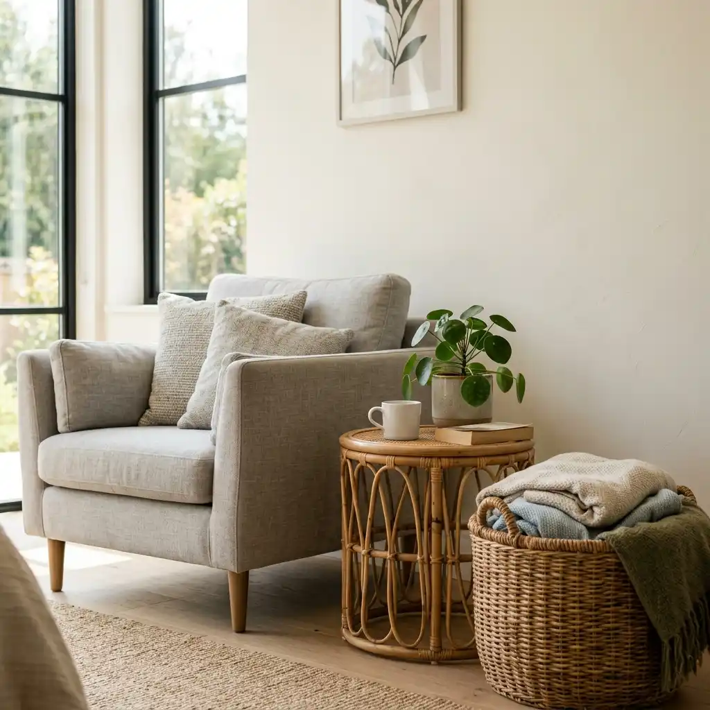 Incorporate Wicker and Rattan Accents