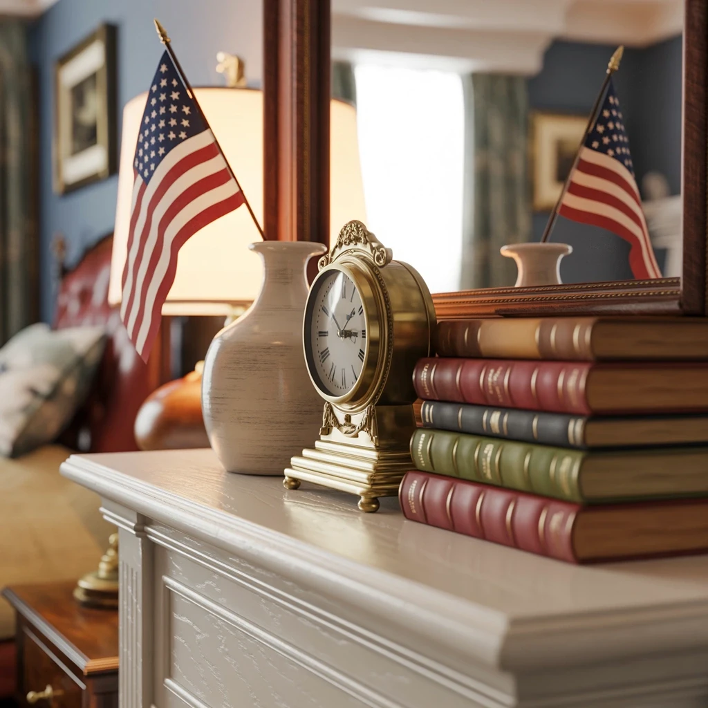 Cozying Up the Bedroom Mantel