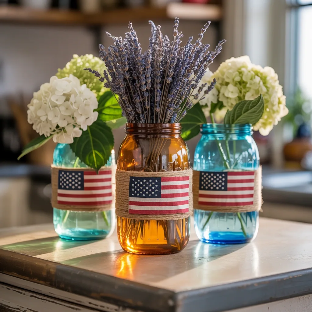 Wrapped Around Heirloom Mason Jars