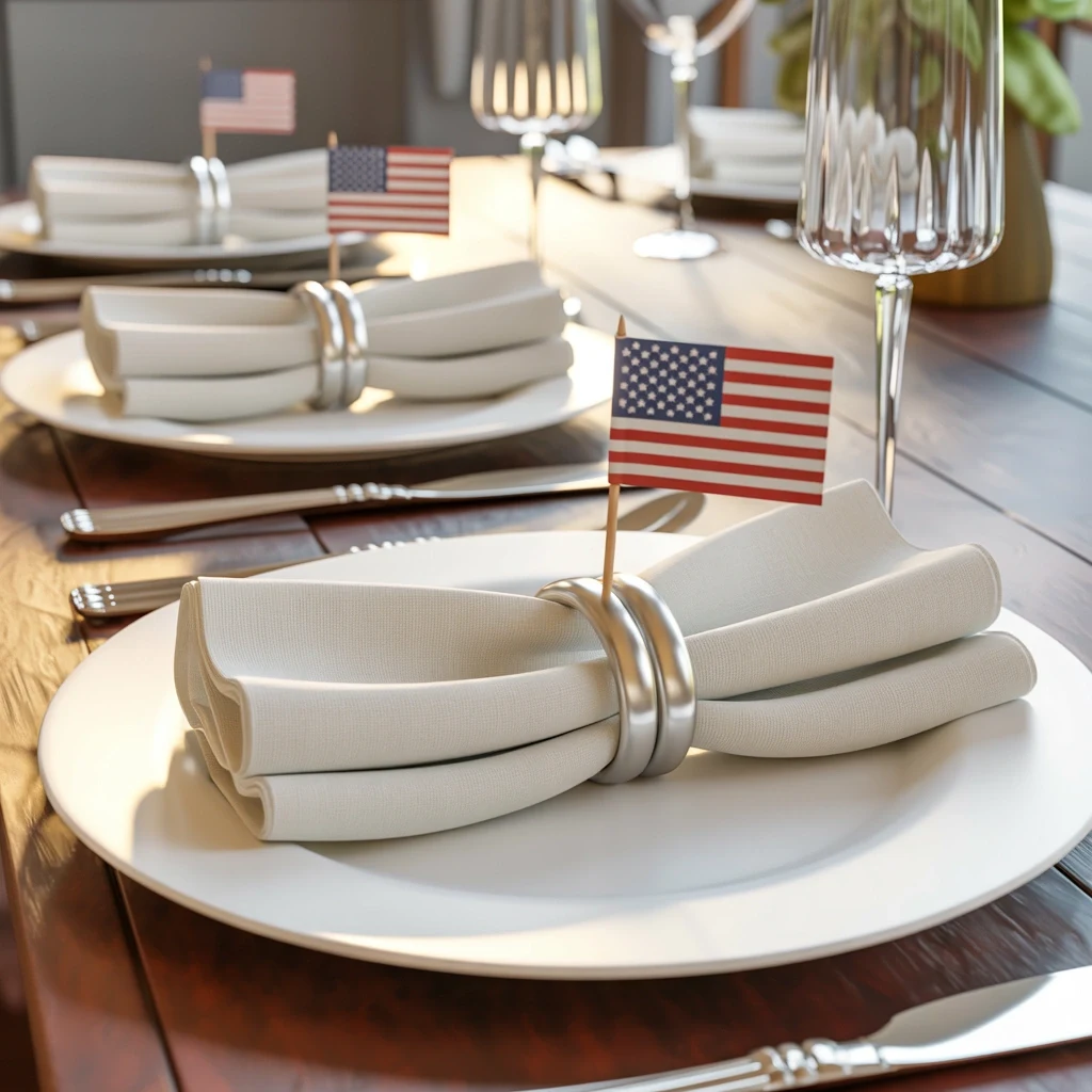 Soft Linen Napkin Accents