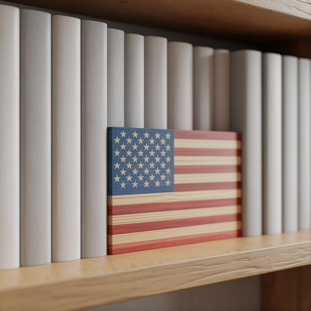Subtle Bookshelf Vignettes