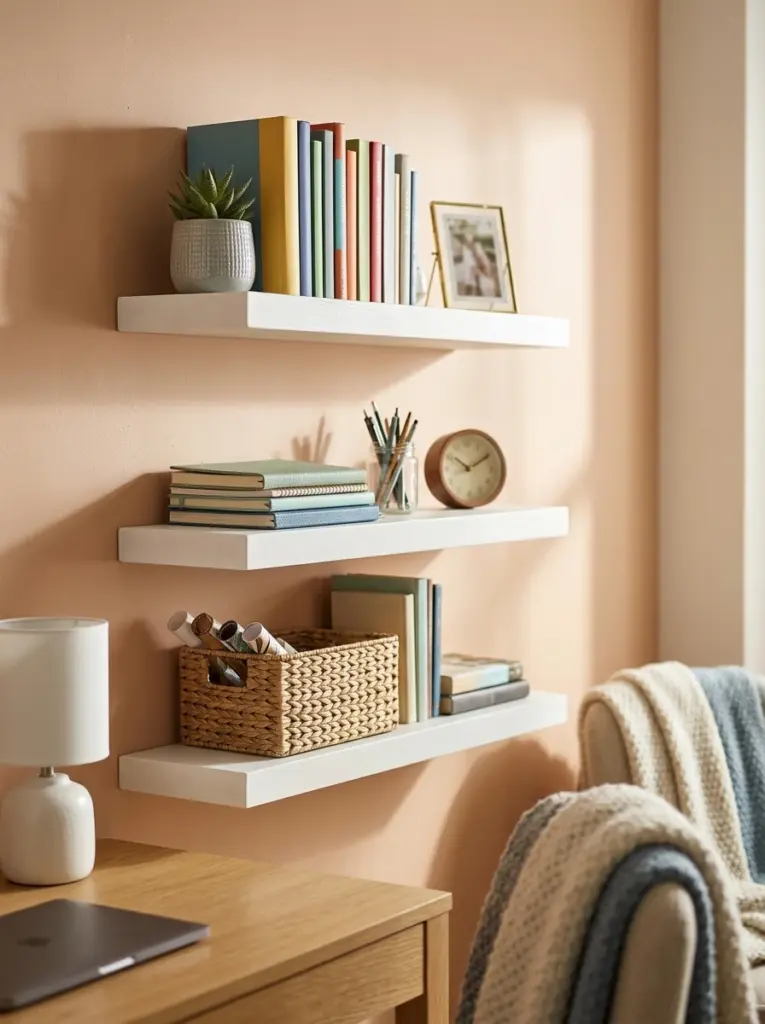 Quick DIY Wall Shelves