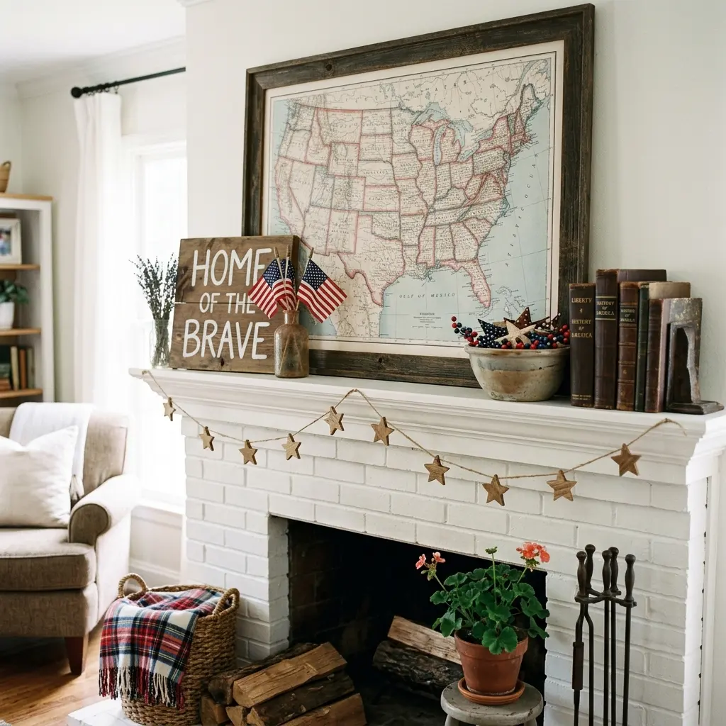 Display Americana-Inspired Artwork