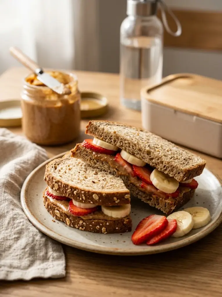 Nut Butter & Fruit Sandwich