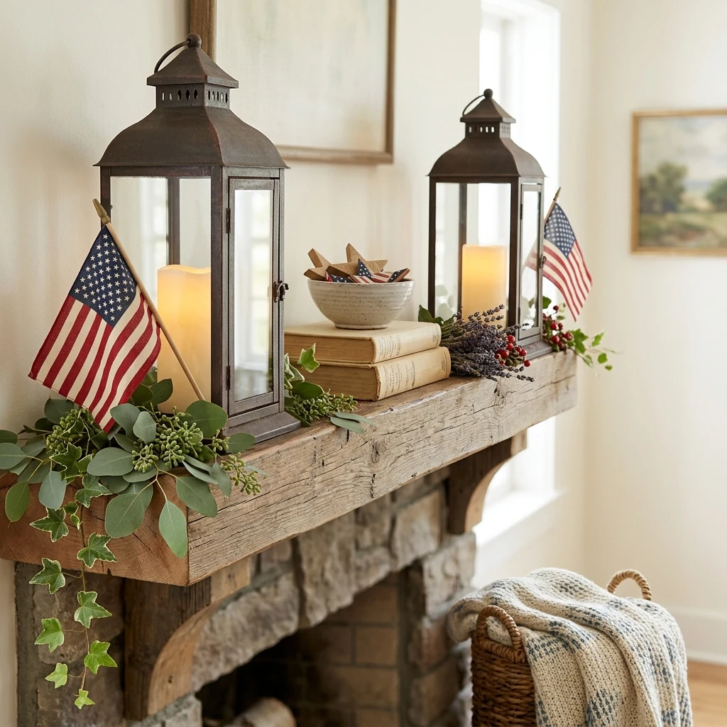Create a Rustic Lantern Display