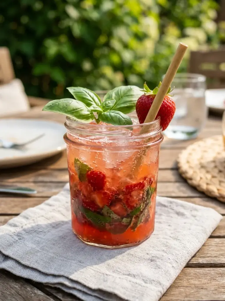 Strawberry Basil Smash