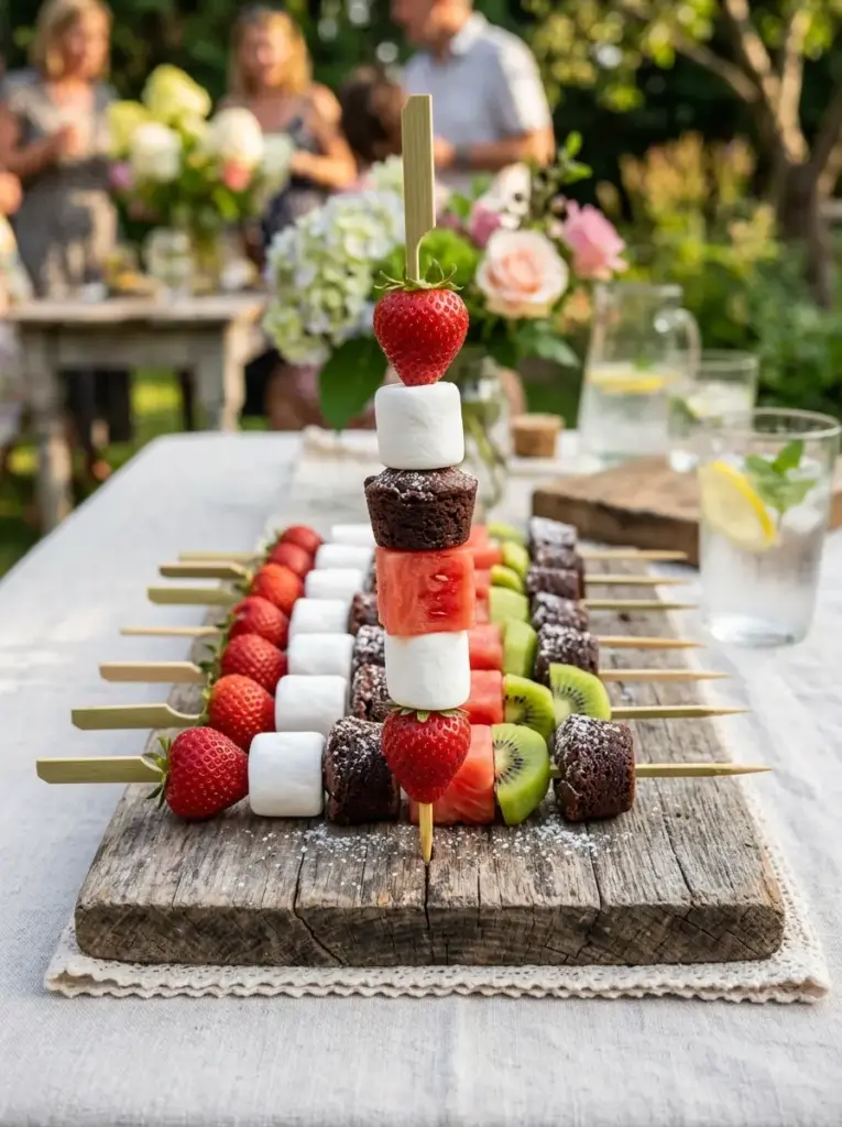 Summer Skewered Desserts