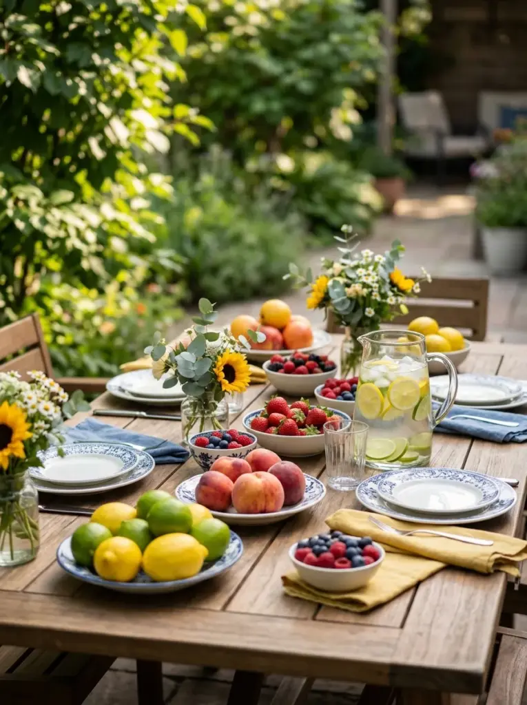 Go for Seasonal Fruits as Decor