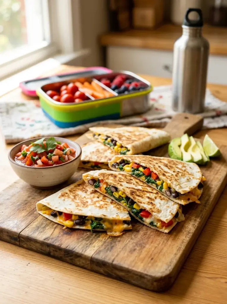 Veggie-Packed Quesadillas