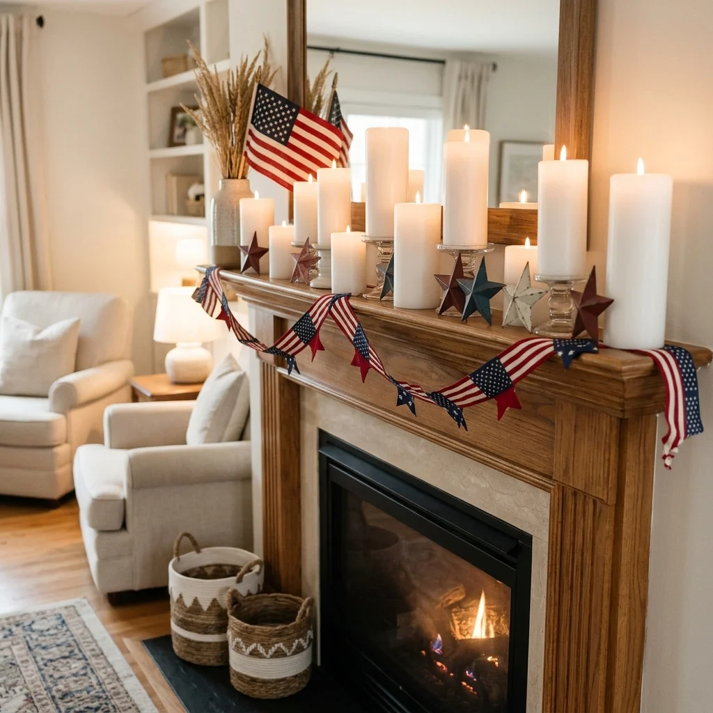 Use White Candles for a Classic Look