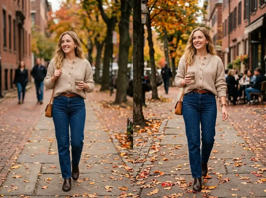 Cardigans Buttoned All the Way Up