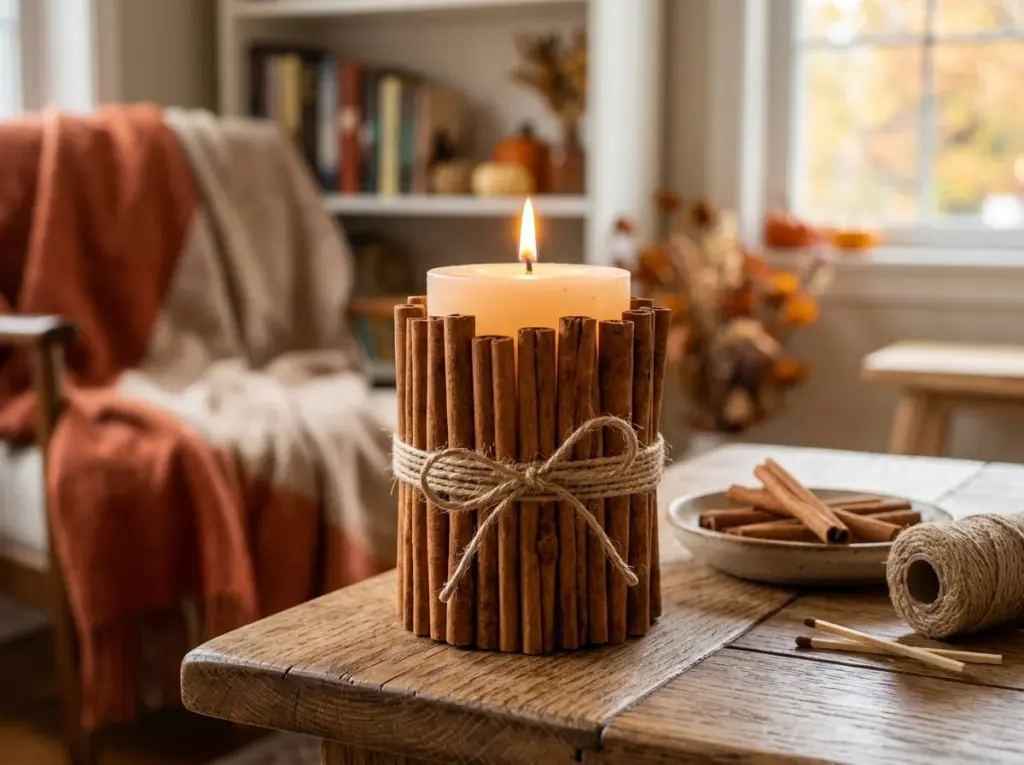 The Cinnamon Stick Candle Wrap