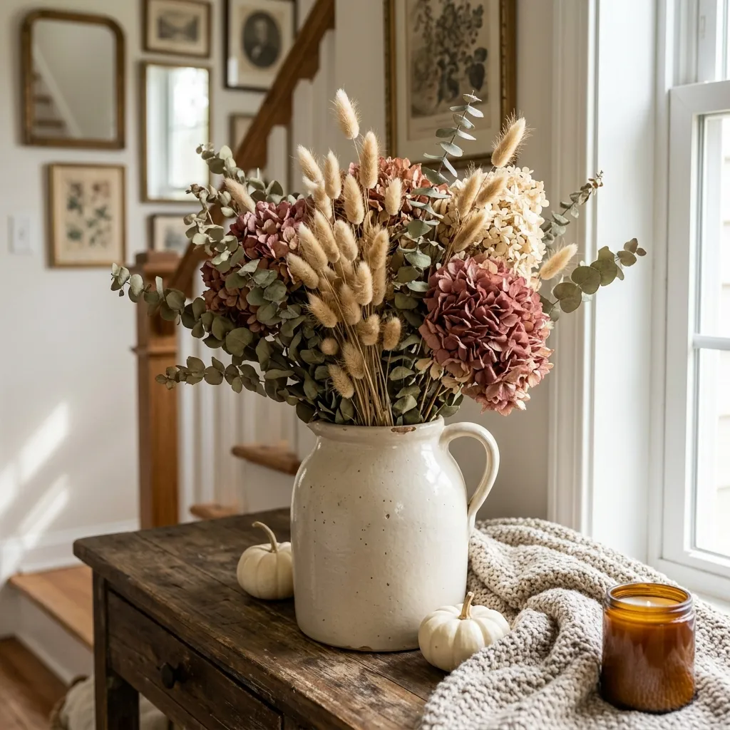 Display Dried Floral Arrangements