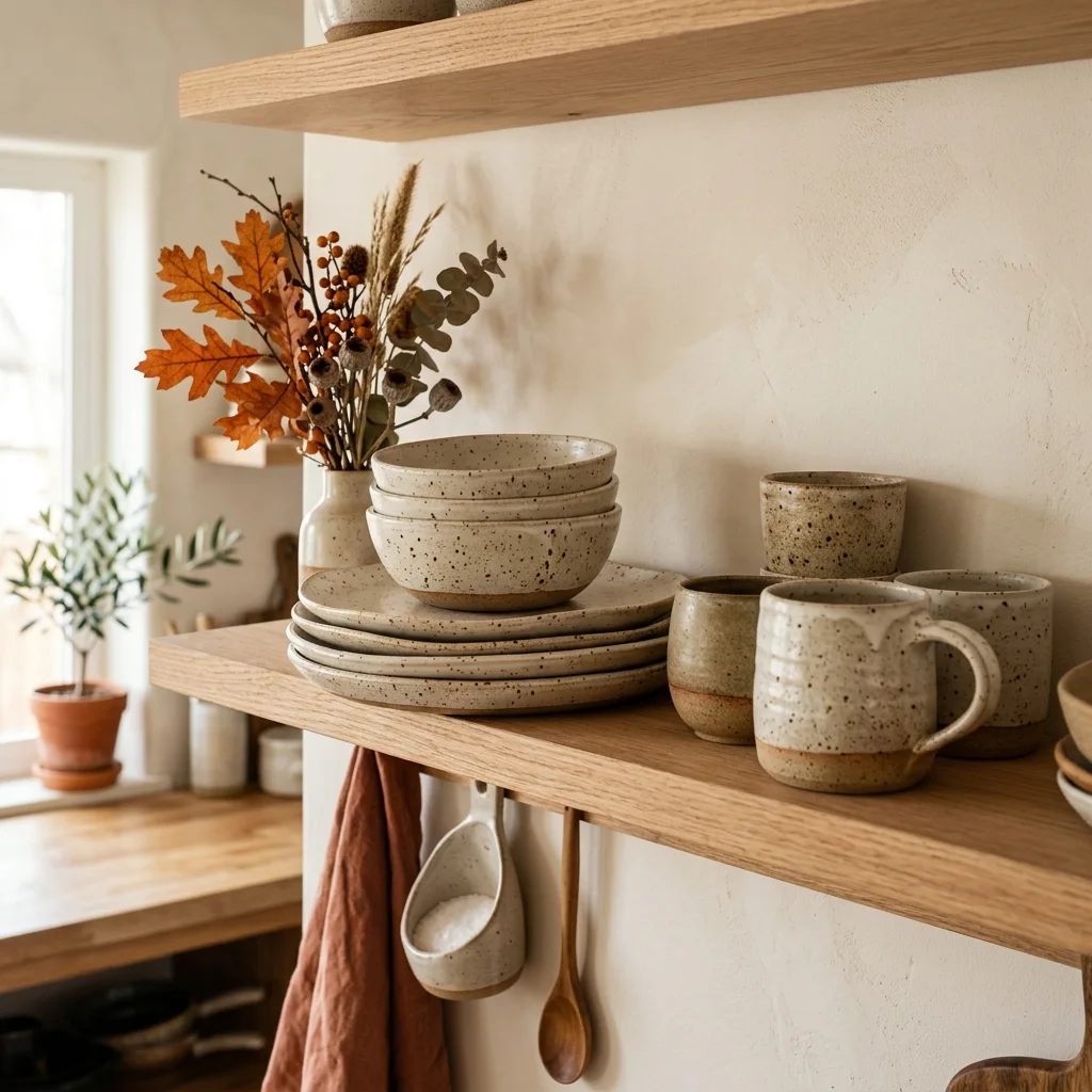 Earthy Stoneware Dishware
