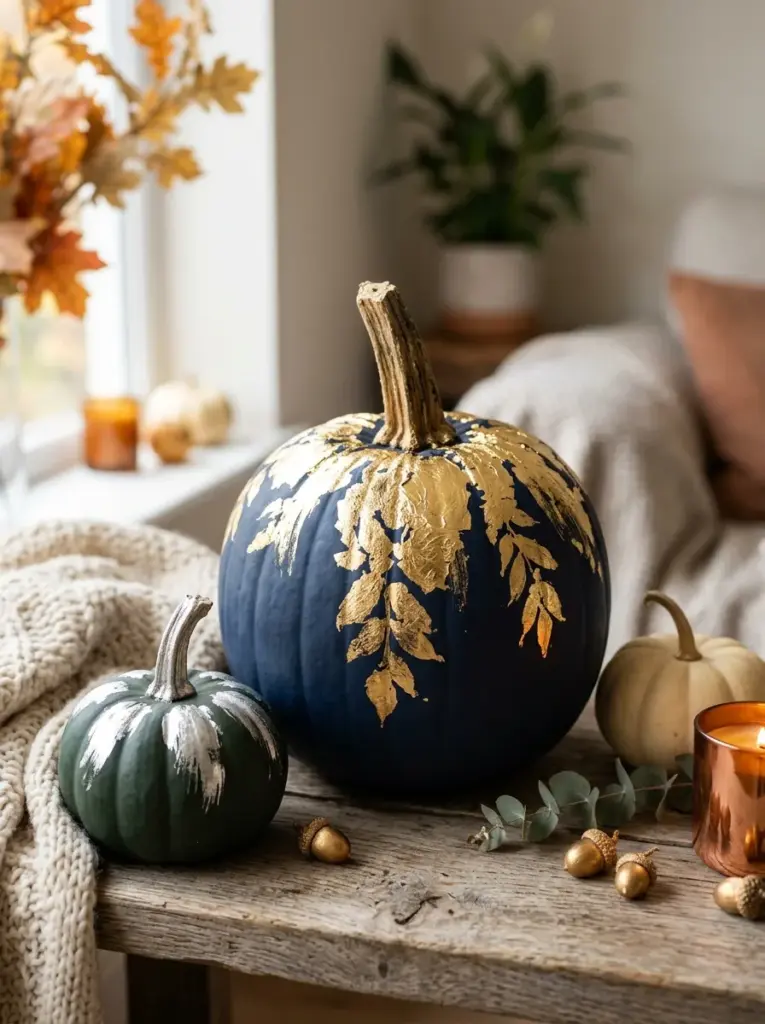 Metallic Leaf Accents