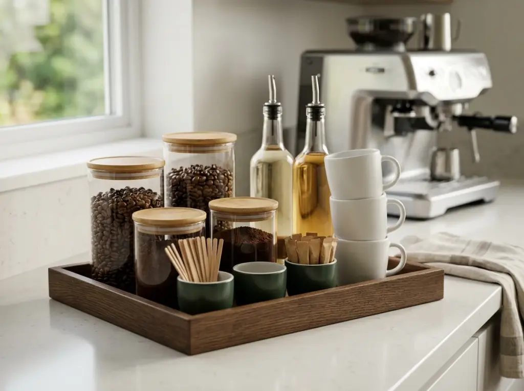 Minimalist Coffee Bar Tray