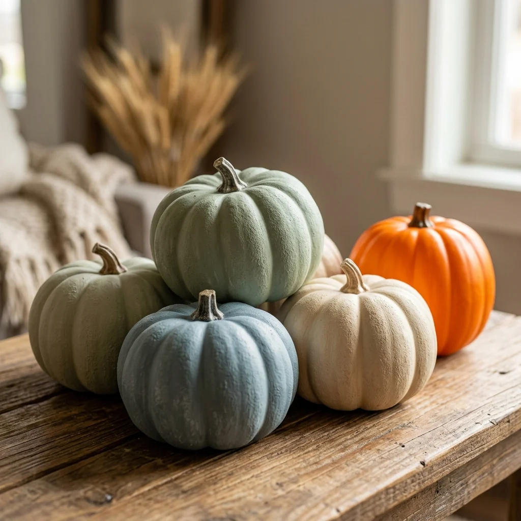 Paint Cheap Dollar Store Pumpkins