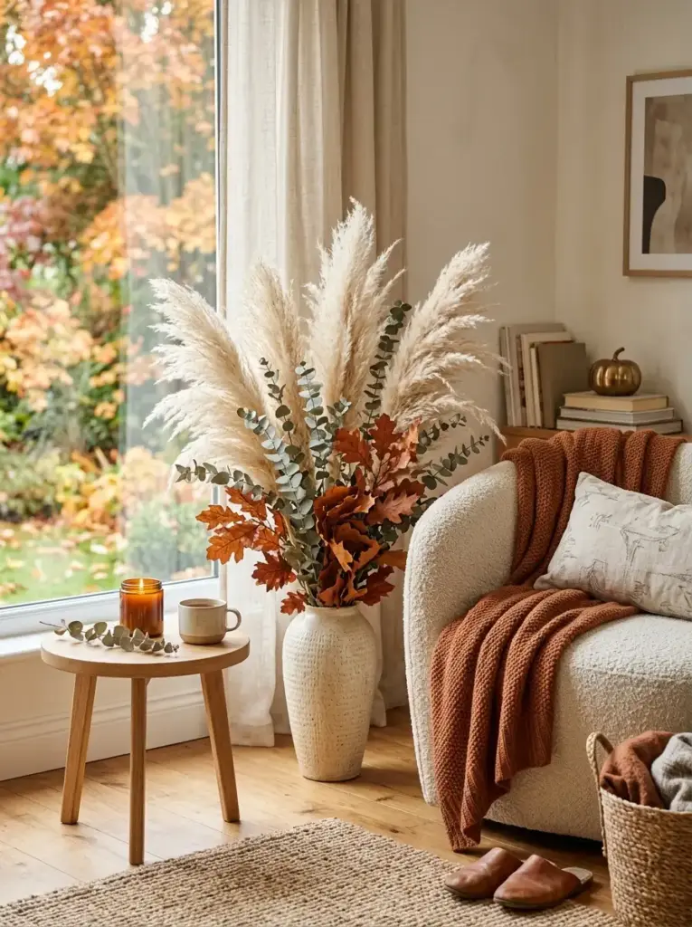 Pampas Grass and Dried Florals