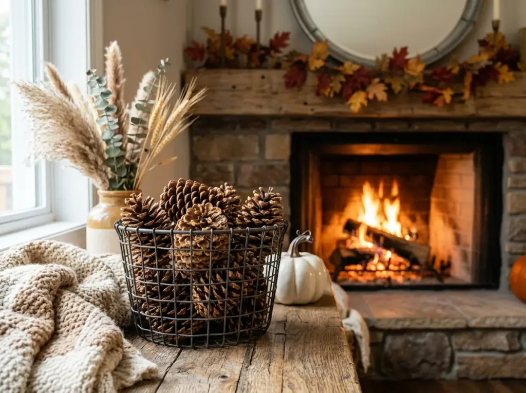 Pinecone Fireplace Firestarters