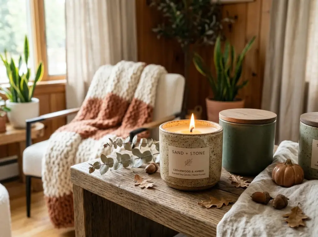 Scented Soy Candles in Ceramic