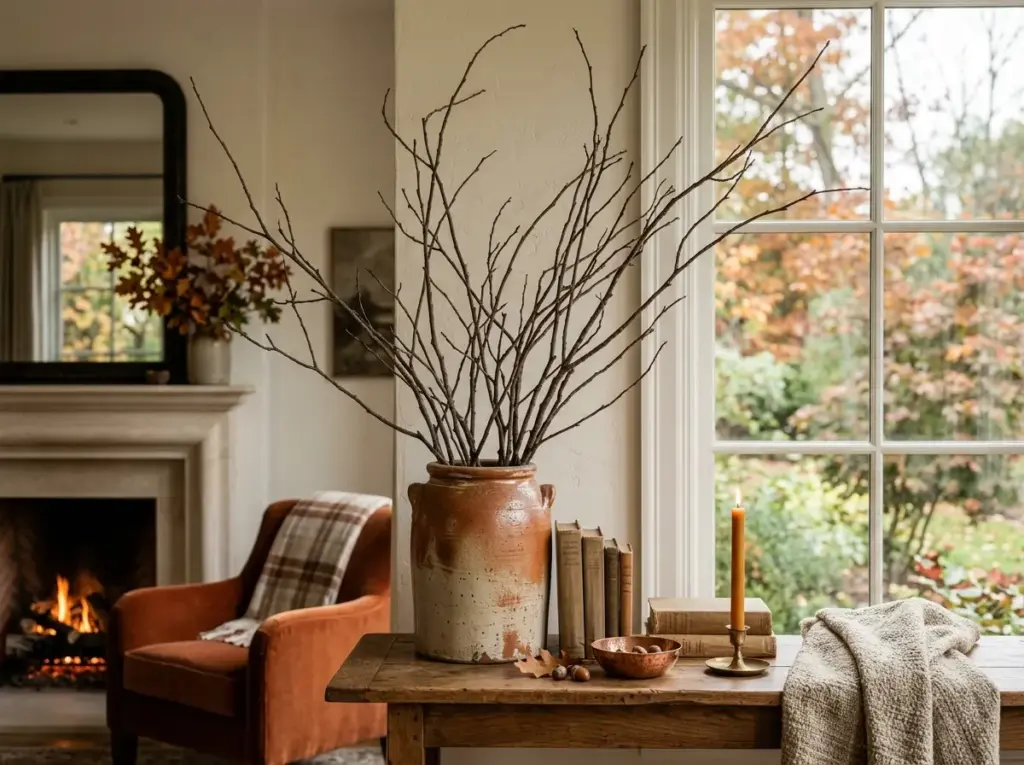Decorate with Foraged Tall Branches