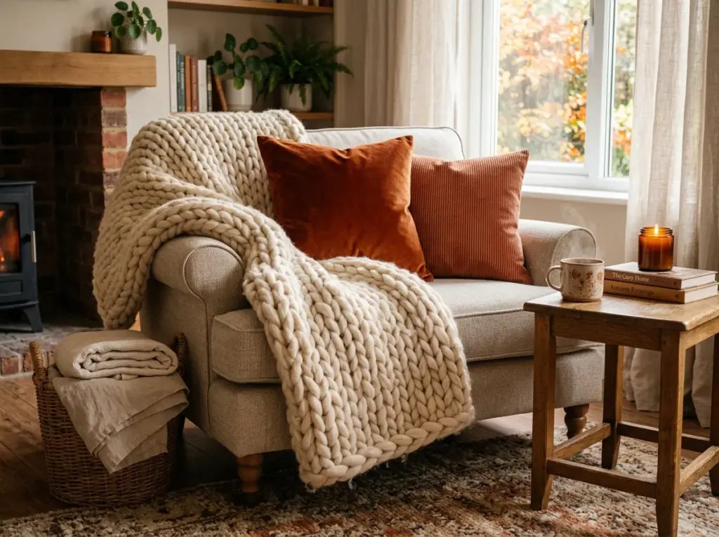Swap Your Textiles for Warm Textures
