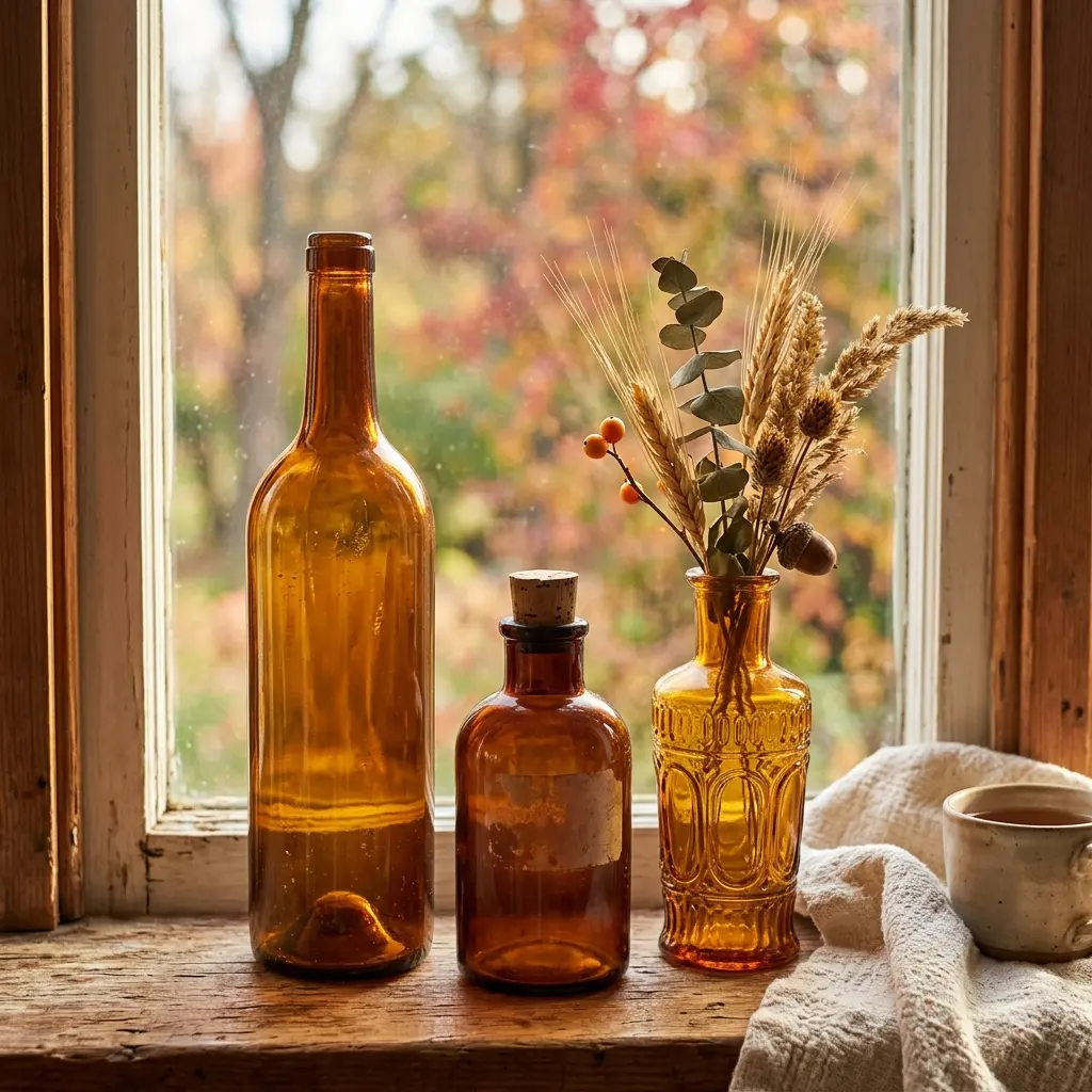 The Magic of Thrifted Amber Glass
