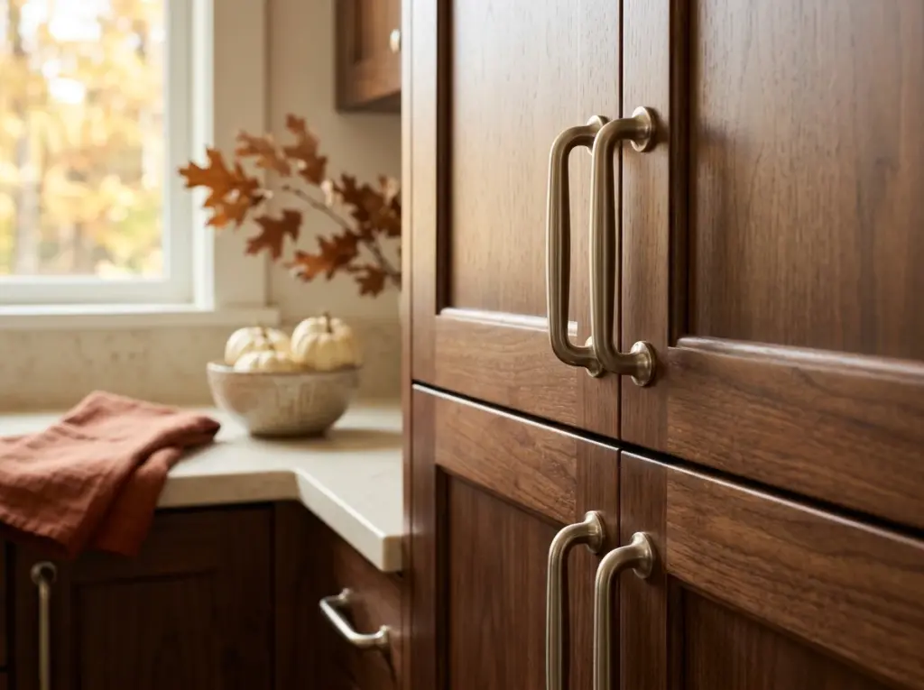 Warm Nickel Accent Hardware